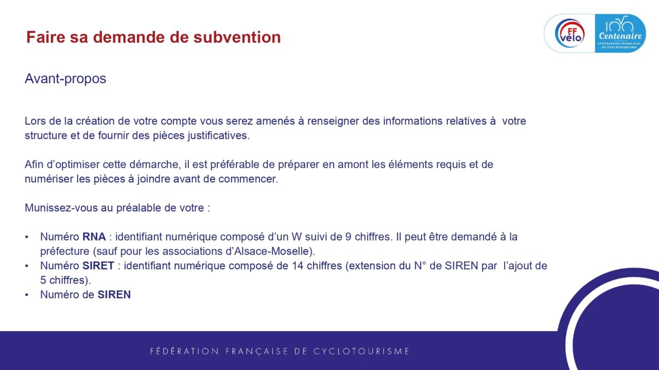 Nouvelle campagne de demandes de subventions ANS 2024. - COREG Centre