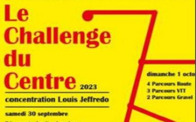 Dernier Challenge de la saison à Châteauroux les 30 sept. et 1e oct. 2023
