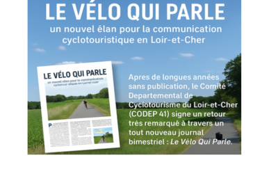 « Le Vélo Qui Parle » : la nouvelle communication cyclotouristique en Loir-et-Cher
