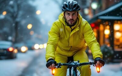 Affronter le froid et la pluie sans renoncer à pédaler l’hiver.